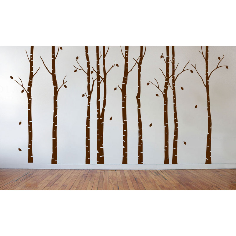 Innovative Stencils Birch Tree Forest Branches Wall Decal & Reviews Wayfair